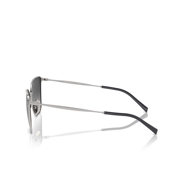 Lunettes de soleil Giorgio Armani AR6155 30158G silver - 3/4