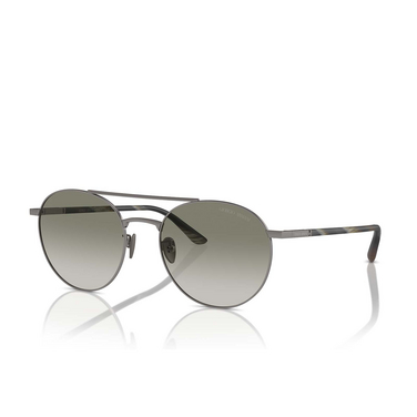 Giorgio Armani AR6156 Sunglasses 30038E matte gunmetal - three-quarters view