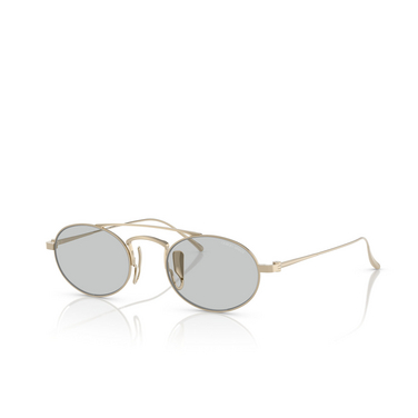 Giorgio Armani AR6161T Sunglasses 338487 pale gold - three-quarters view