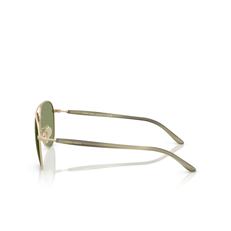 Giorgio Armani AR6162 Sunglasses 30022A matte pale gold - 3/4