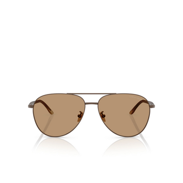 Lunettes de soleil Giorgio Armani AR6162 3006M4 matte brown - Vue de face