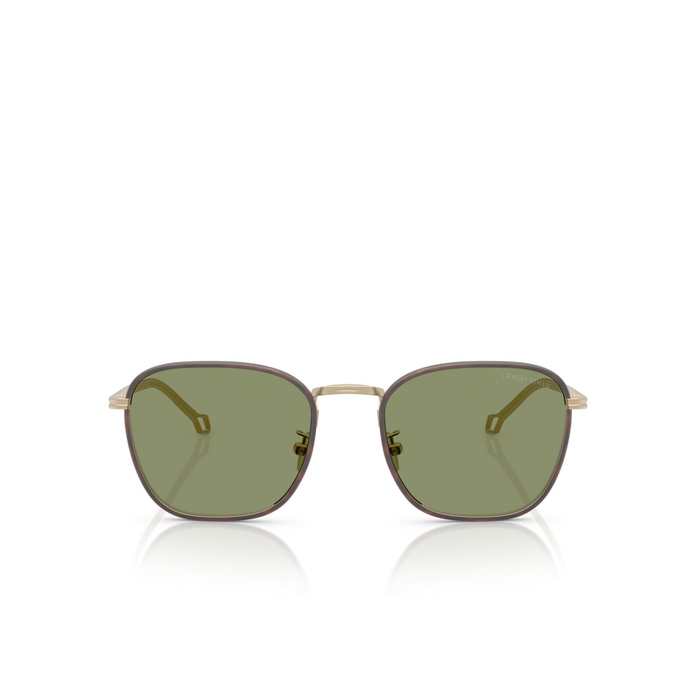 Gafas de sol Giorgio Armani AR6164J 30022A matte pale gold - 1/4