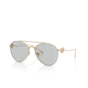 Gafas de sol Giorgio Armani AR6167 3002AL matte pale gold - Vista tres cuartos