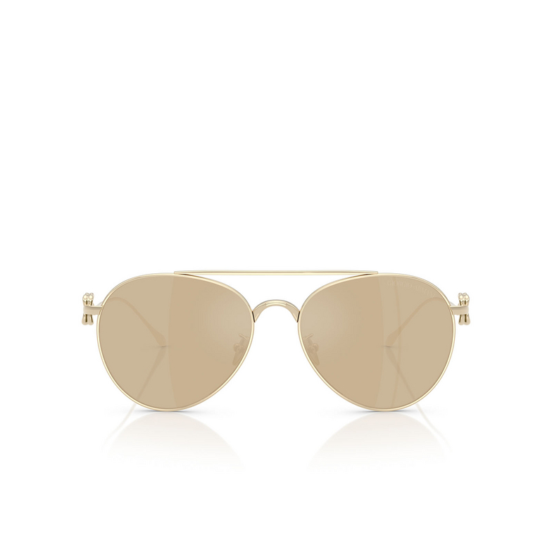 Giorgio Armani AR6167 Sunglasses 30130W gold plated - 1/4