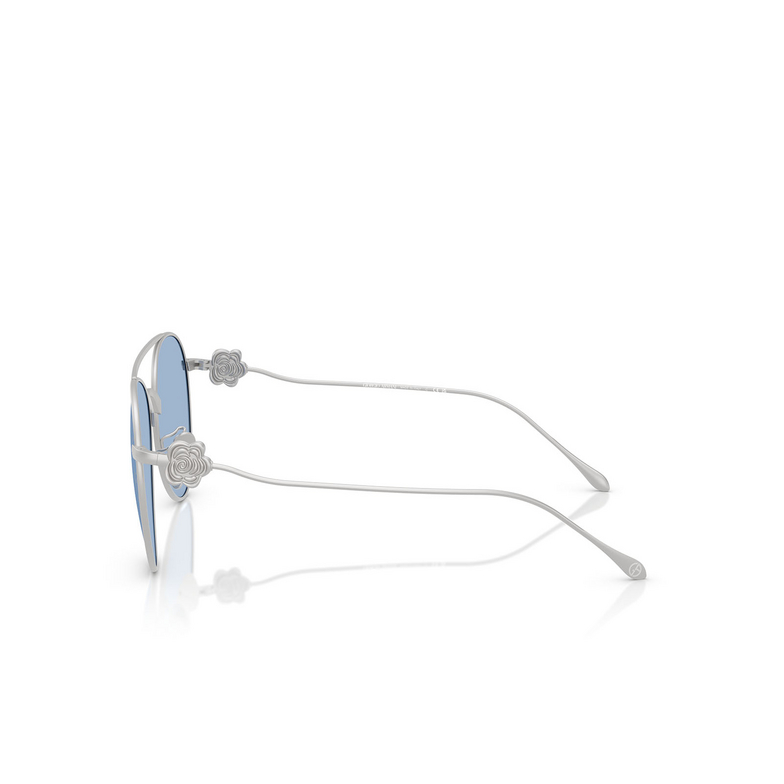 Gafas de sol Giorgio Armani AR6167 3045AM matte silver - 3/4