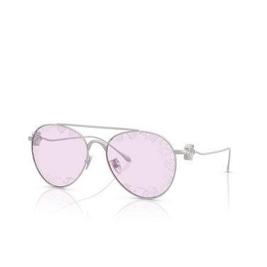 Gafas de sol Giorgio Armani AR6167 3045Z9 matte silver - Vista tres cuartos