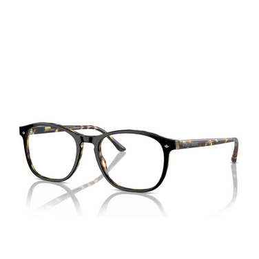 Giorgio Armani AR7003 Eyeglasses 6127 top black / havana - three-quarters view