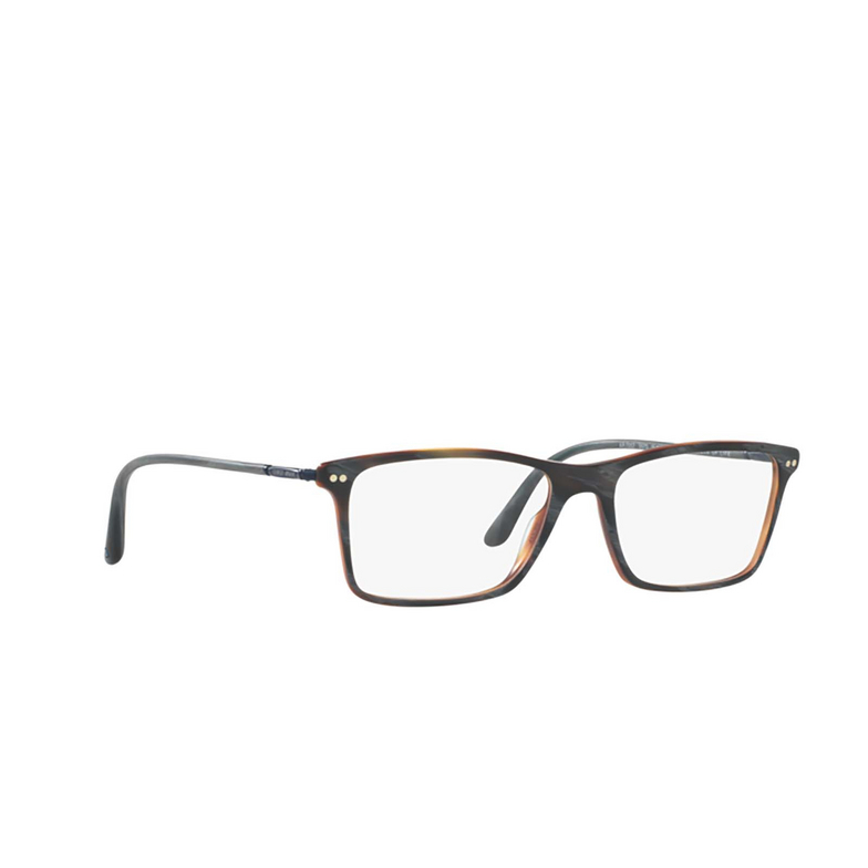 Giorgio Armani AR7037 Eyeglasses 5570 matte grey horn - 2/4