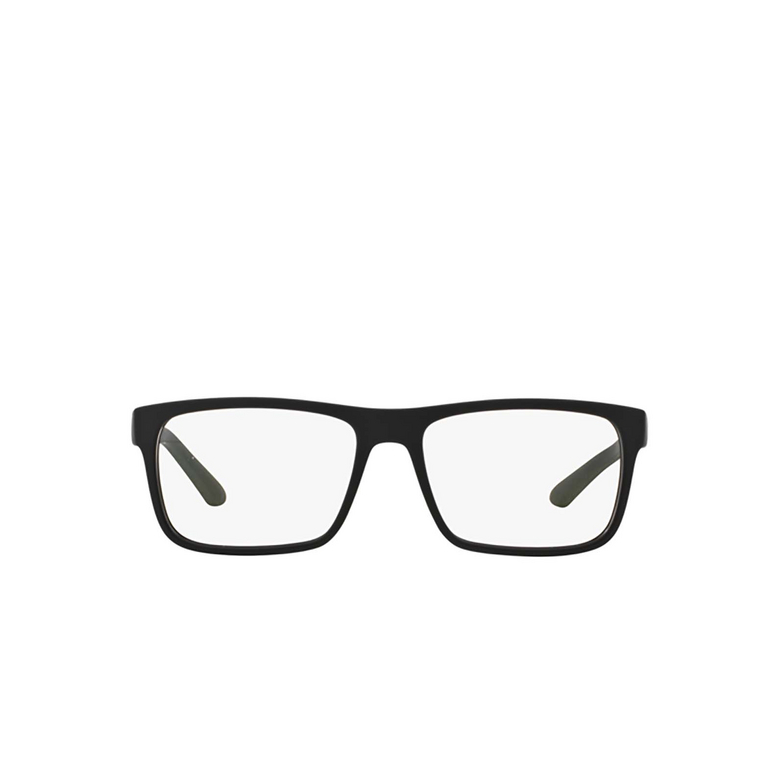 Giorgio Armani AR7042 Eyeglasses 5063 black rubber - 1/4