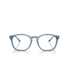 Giorgio Armani AR7074 Eyeglasses 6071 transparent blue - product thumbnail 1/4