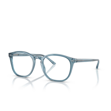 Giorgio Armani AR7074 Korrektionsbrillen 6071 transparent blue - Dreiviertelansicht