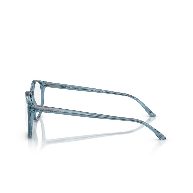 Lunettes de vue Giorgio Armani AR7074 6071 transparent blue - 3/4