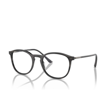 Giorgio Armani AR7125 Eyeglasses 5964 striped grey - three-quarters view