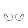 Giorgio Armani AR7125 Eyeglasses 6071 transparent blue - product thumbnail 1/4