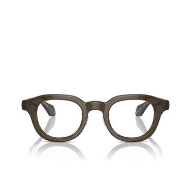 Gafas graduadas Giorgio Armani AR7253 6061 transparent green - Vista delantera