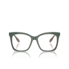 Occhiali da vista Giorgio Armani AR7254U 6076 top sage green / transparent pink - anteprima prodotto 1/4