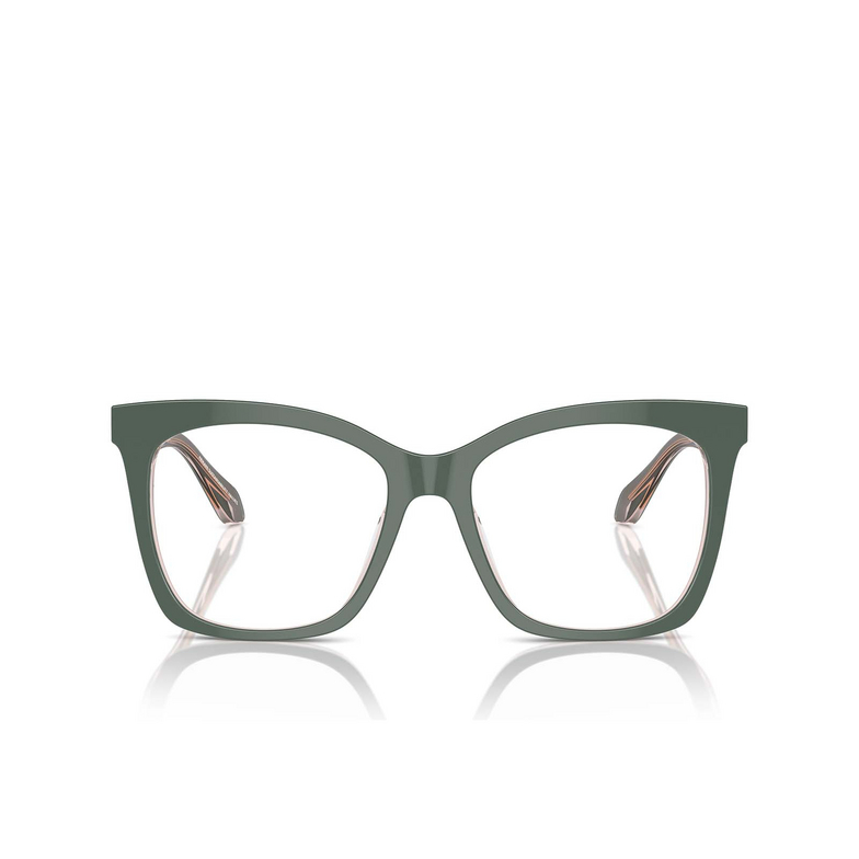 Giorgio Armani AR7254U Eyeglasses 6076 top sage green / transparent pink - 1/4
