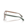 Occhiali da vista Giorgio Armani AR7254U 6076 top sage green / transparent pink - anteprima prodotto 3/4