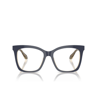 Giorgio Armani AR7254U Eyeglasses 6078 top blue / transparent yellow - front view