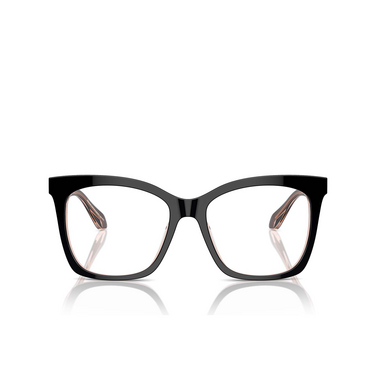 Giorgio Armani AR7254U Eyeglasses 6089 top black / transparent pink - front view