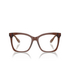Gafas graduadas Giorgio Armani AR7254U 6090 top transparent brown / honey - Miniatura del producto 1/4