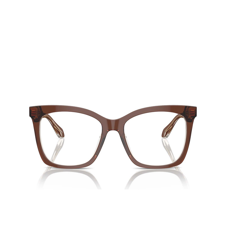 Giorgio Armani AR7254U Eyeglasses 6090 top transparent brown / honey - 1/4