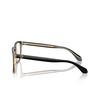Giorgio Armani AR7255 Eyeglasses 6084 top black / transparent orange - product thumbnail 3/4