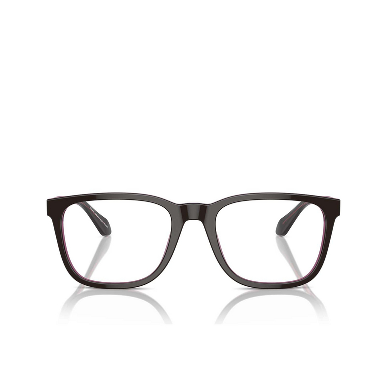 Giorgio Armani AR7255 Eyeglasses 6088 top brown / transparent pink - 1/4