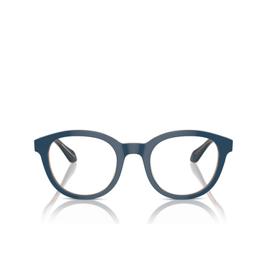 Giorgio Armani AR7256 Eyeglasses 6085 top blue / transparent brown - front view
