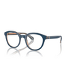 Occhiali da vista Giorgio Armani AR7256 6085 top blue / transparent brown - anteprima prodotto 2/4