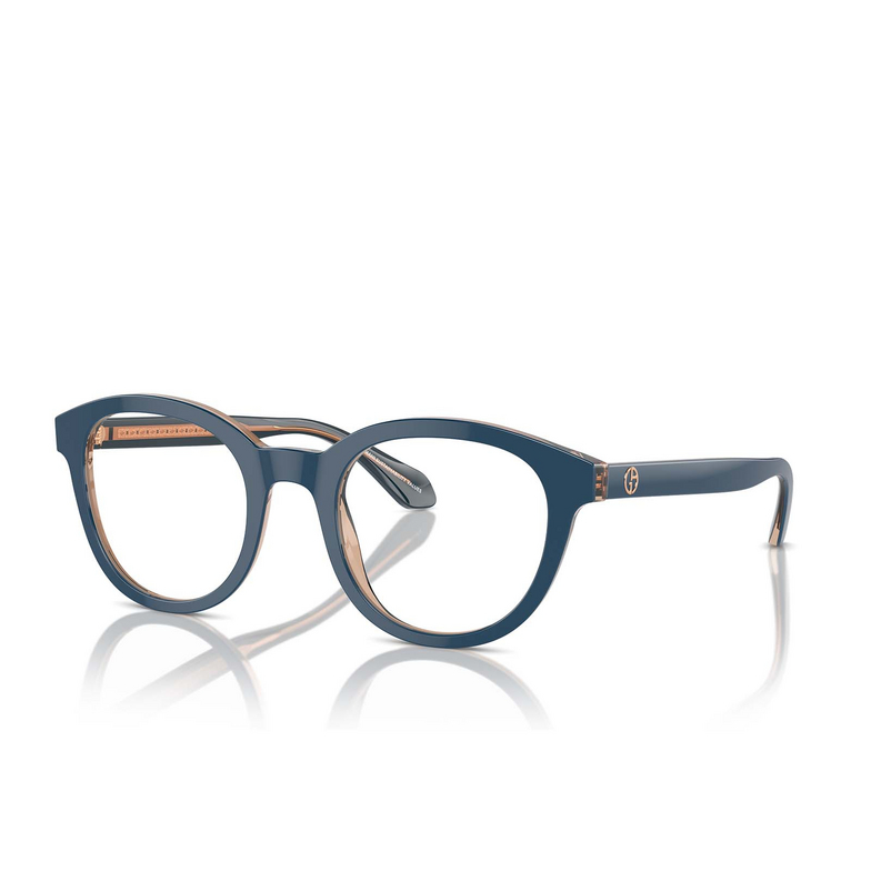 Occhiali da vista Giorgio Armani AR7256 6085 top blue / transparent brown - 2/4