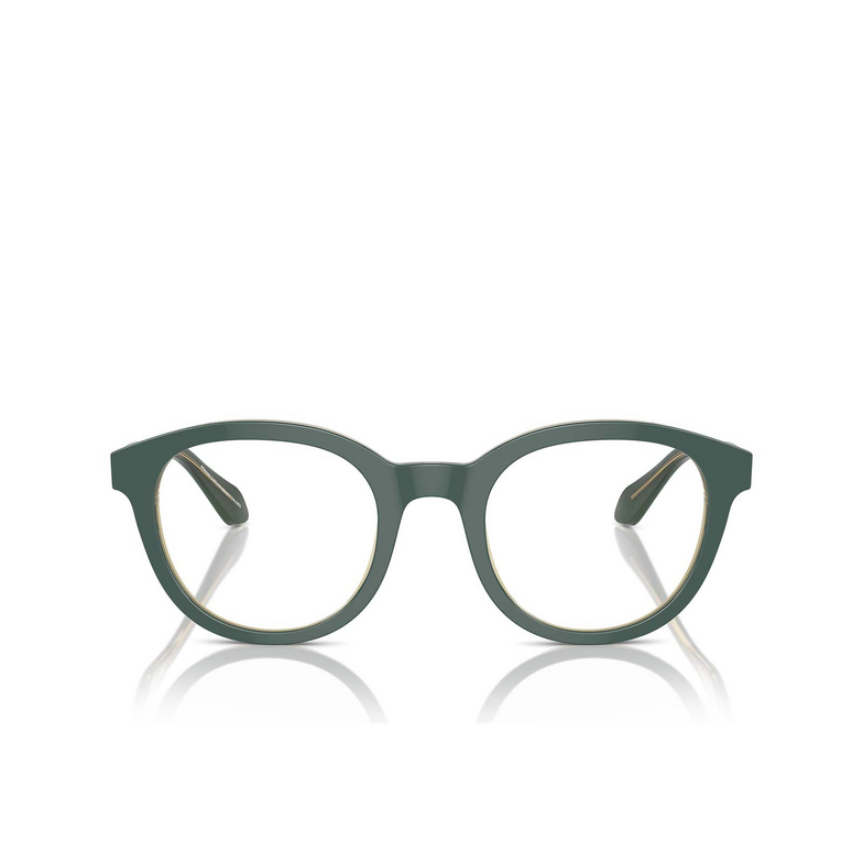 Giorgio Armani AR7256 Eyeglasses 6086 top green / olive transparent - 1/4
