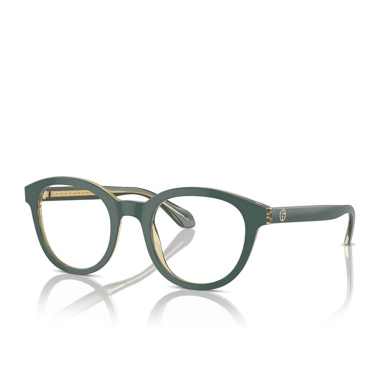 Giorgio Armani AR7256 Eyeglasses 6086 top green / olive transparent - 2/4