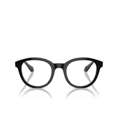 Giorgio Armani AR7256 Eyeglasses 6087 top black / transparent green - front view