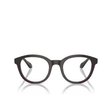 Giorgio Armani AR7256 Eyeglasses 6088 top brown / transparent pink - front view