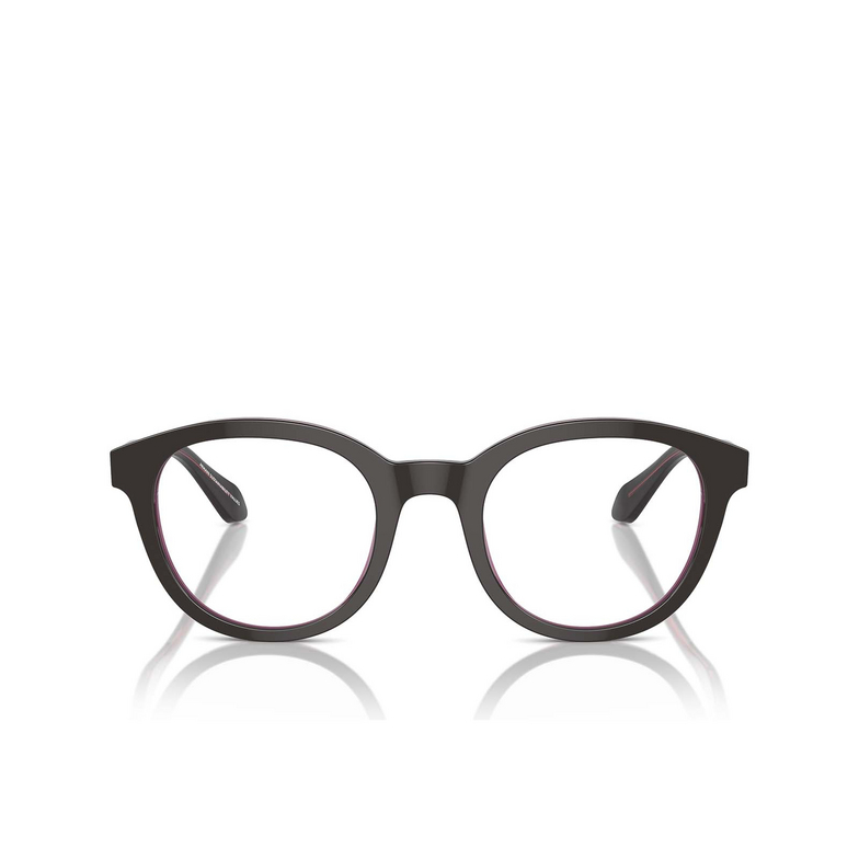 Giorgio Armani AR7256 Eyeglasses 6088 top brown / transparent pink - 1/4