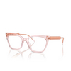 Occhiali da vista Giorgio Armani AR7257U 6073 transparent pink - anteprima prodotto 2/4