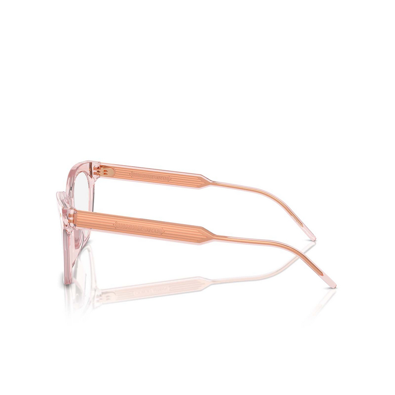 Giorgio Armani AR7257U Eyeglasses 6073 transparent pink - 3/4