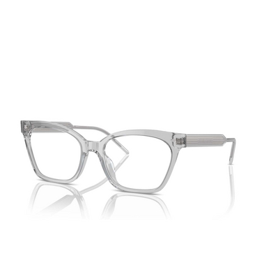 Giorgio Armani AR7257U Eyeglasses 6080 transparent grey - three-quarters view