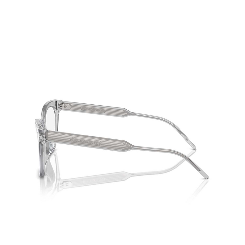 Giorgio Armani AR7257U Eyeglasses 6080 transparent grey - 3/4