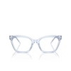 Giorgio Armani AR7257U Eyeglasses 6081 transparent light blue - product thumbnail 1/4