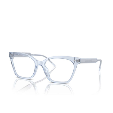 Giorgio Armani AR7257U Korrektionsbrillen 6081 transparent light blue - Dreiviertelansicht