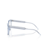 Occhiali da vista Giorgio Armani AR7257U 6081 transparent light blue - anteprima prodotto 3/4