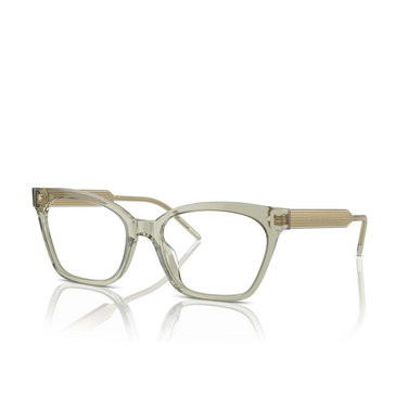 Giorgio Armani AR7257U Korrektionsbrillen 6083 transparent green - Dreiviertelansicht