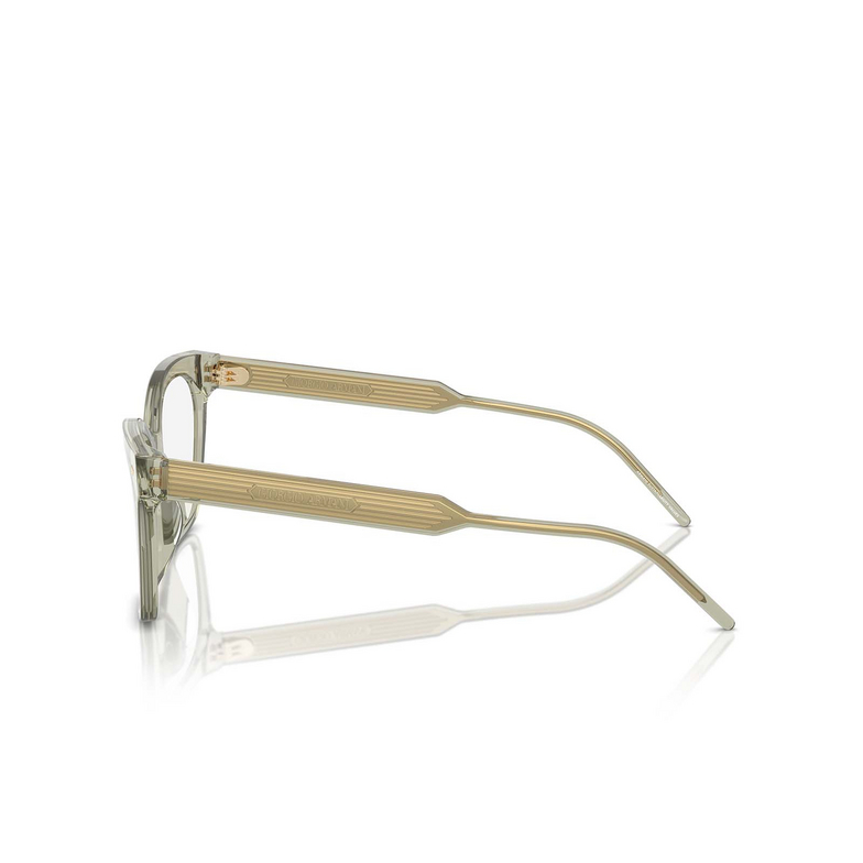 Giorgio Armani AR7257U Eyeglasses 6083 transparent green - 3/4