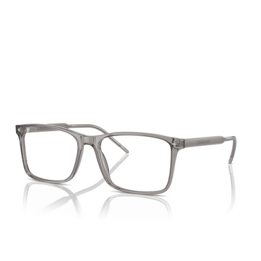 Giorgio Armani AR7258 Eyeglasses 6070 transparent grey - three-quarters view