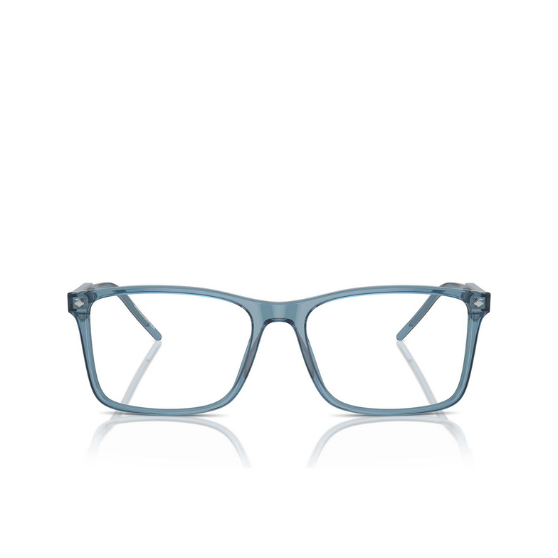 Giorgio Armani AR7258 Eyeglasses 6071 transparent blue - 1/4