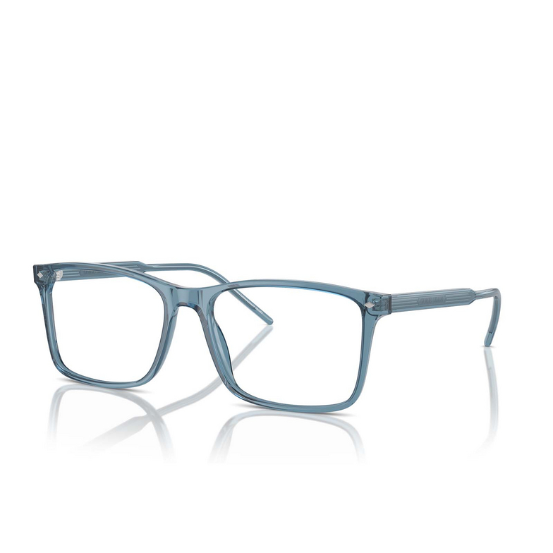 Giorgio Armani AR7258 Eyeglasses 6071 transparent blue - 2/4