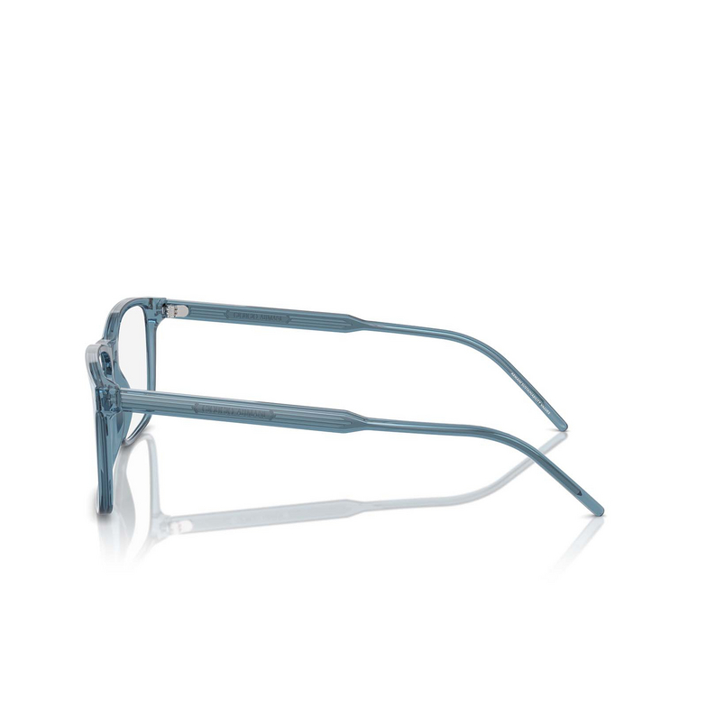 Giorgio Armani AR7258 Eyeglasses 6071 transparent blue - 3/4