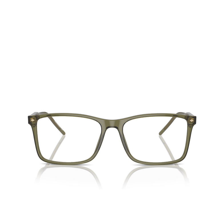 Giorgio Armani AR7258 Eyeglasses 6074 transparent green - 1/4